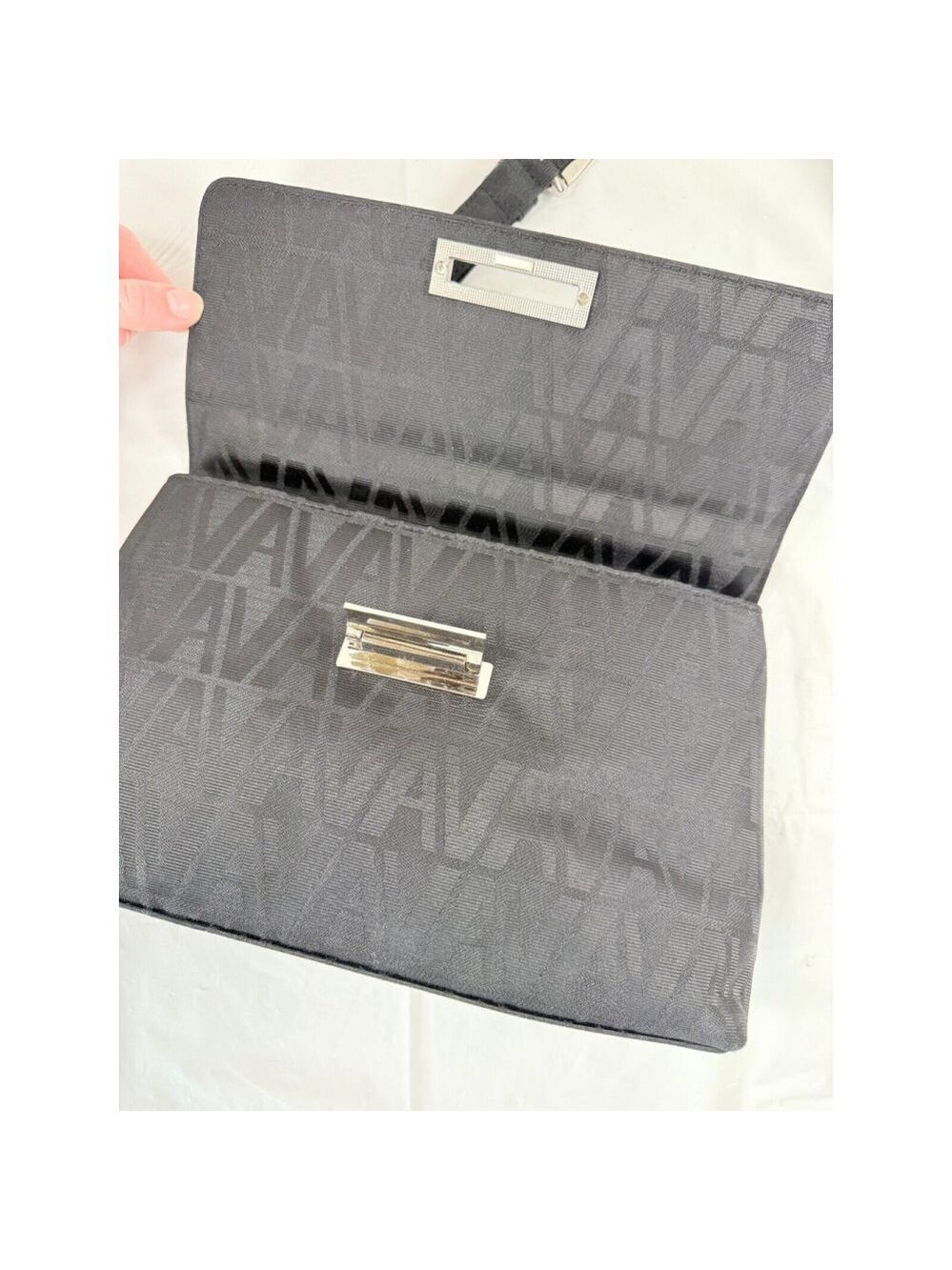 Adrienne Vittadini designer purse, shoulder bag handbag black - Picture 4 of 11